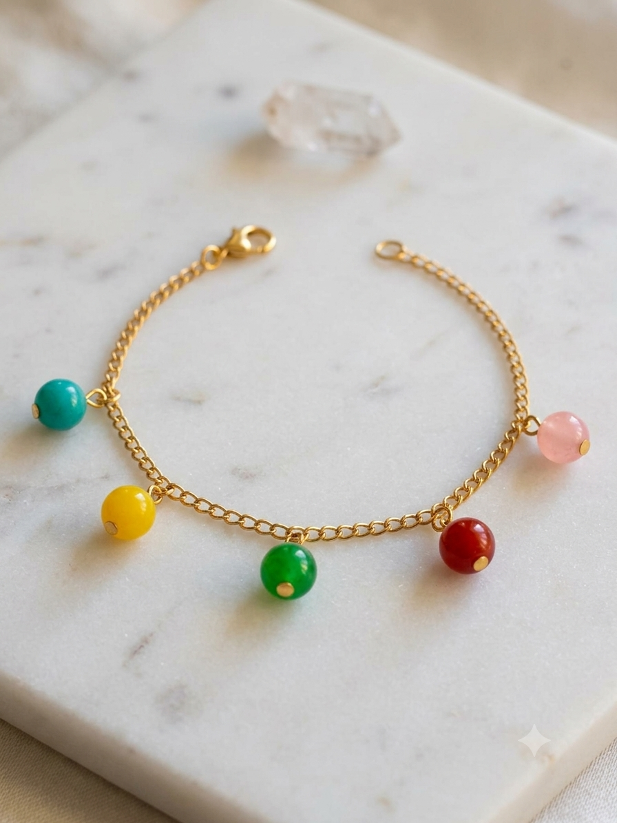 "Angelic Chakras" Delicate Chain