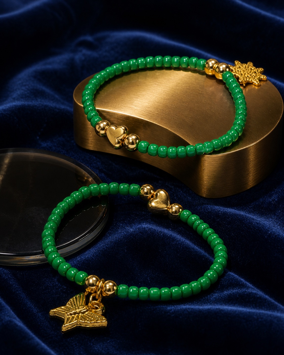 Green Hearts Friendship Set